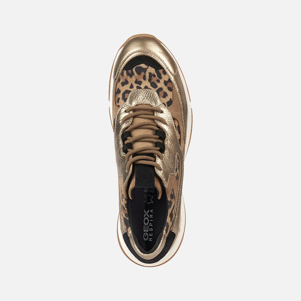 Geox Bayan Spor Ayakkabı Altın - Kirya - LZB-952346